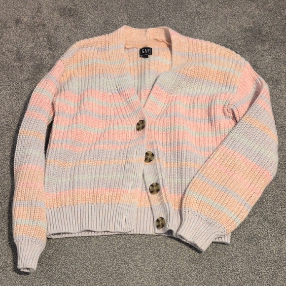 GAP Sweaters - Gap 100% Cotton Pastel Cardigan Size Small